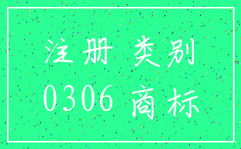 注册 类别_0306 商标