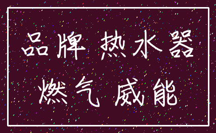 品牌 热水器_燃气 威能