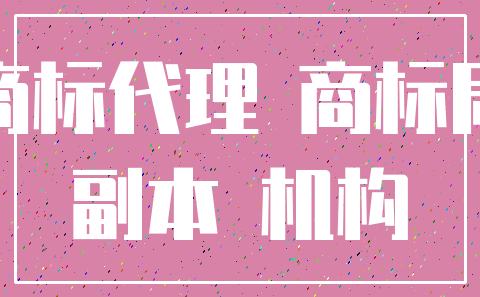 商标代理 商标局_副本 机构