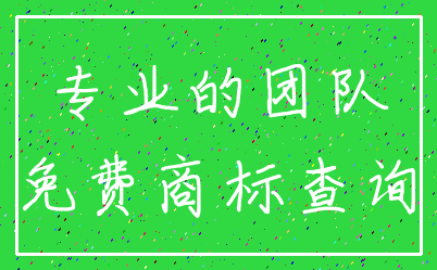 专业的团队_免费商标查询